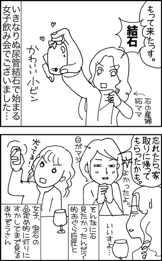 ちくわの穴から星☆を見た *4コマ-飲み会1