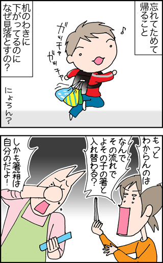 ちくわの穴から星☆を見た ＊4コマ-なぞ1