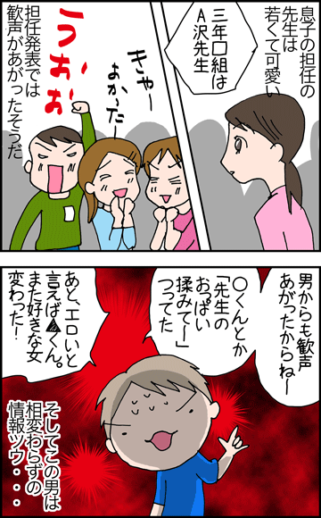 ちくわの穴から星☆を見た *4コマ-3年生1