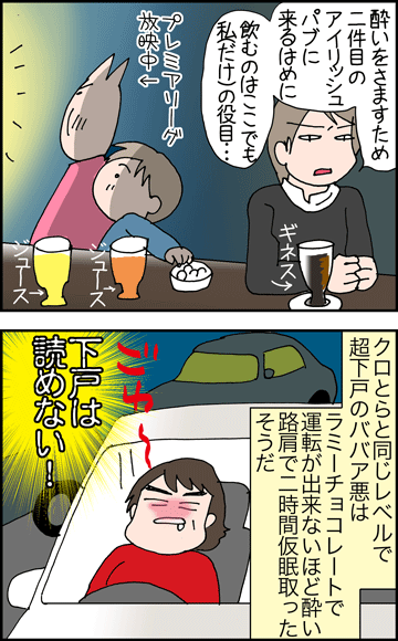 ちくわの穴から星☆を見た *4コマ-下戸2