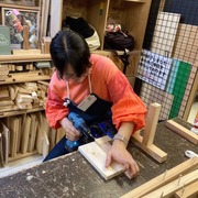 ミニチェア DIY 組み立て中