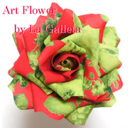 バラのコサージュ Art Flower