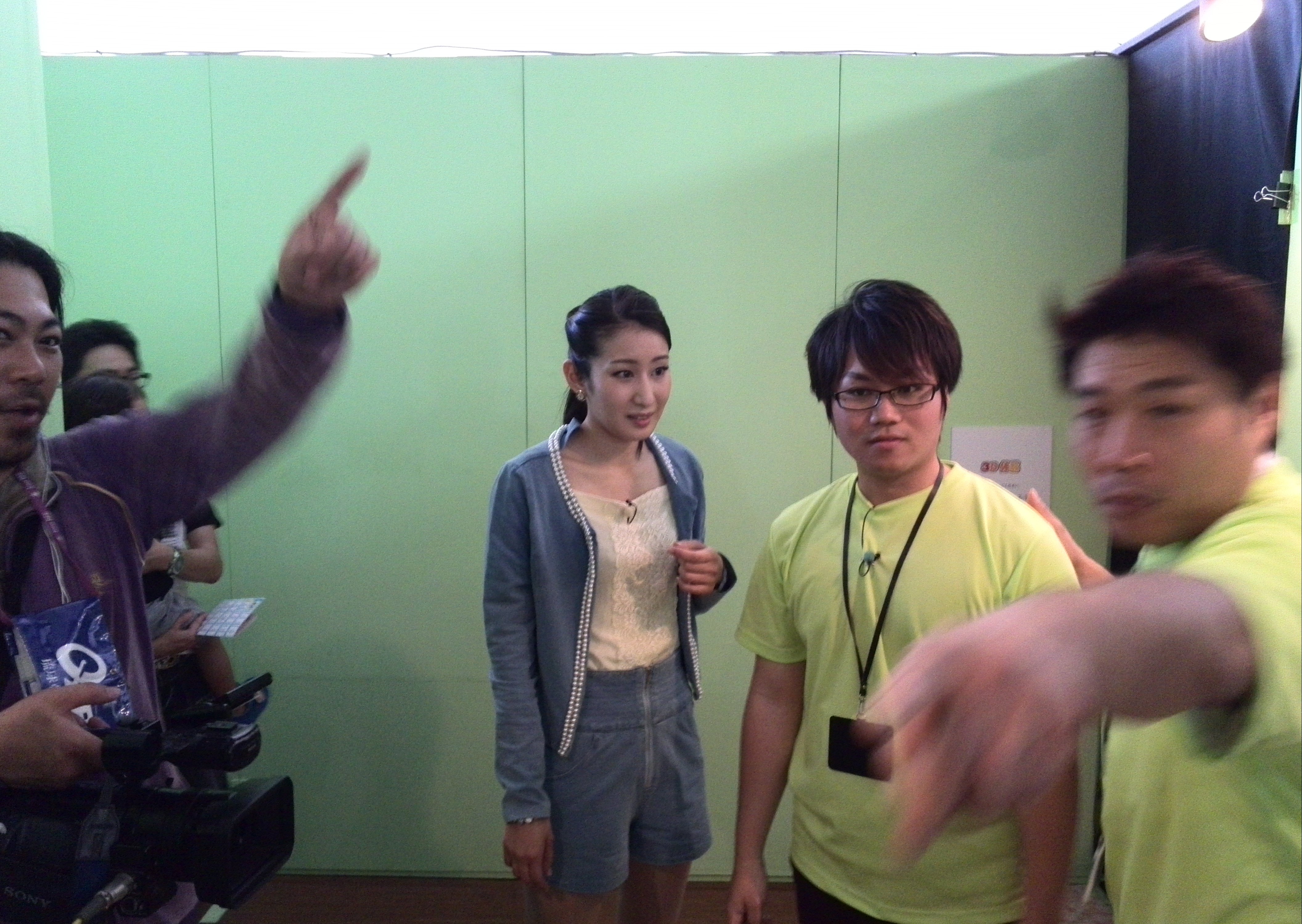 長嶺花菜さんが来てくれました 沖縄ふしぎ体験科学館