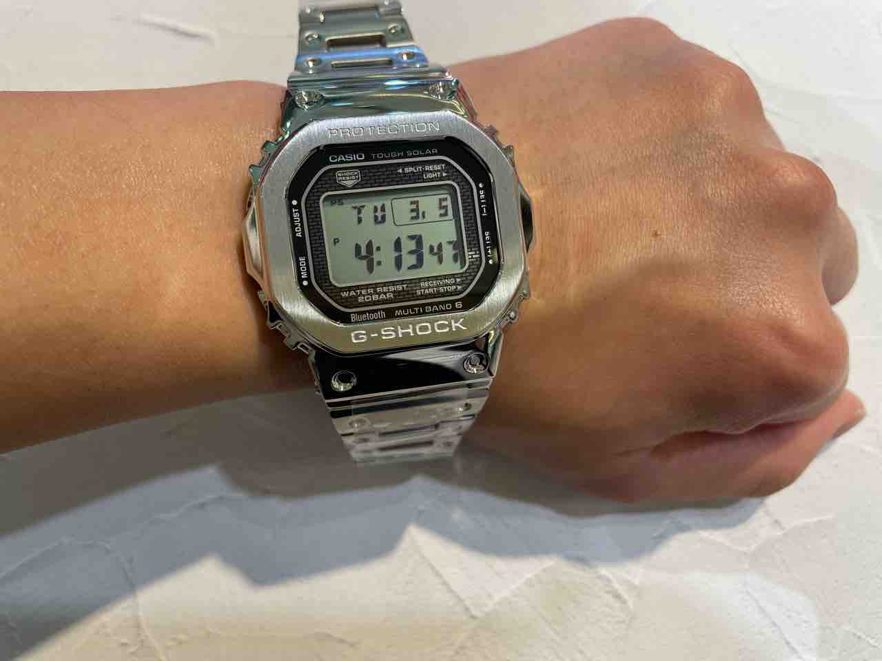 G-SHOCK】定番のスクエアモデルをフルメタル化！！【GMW-B5000D-1JF 