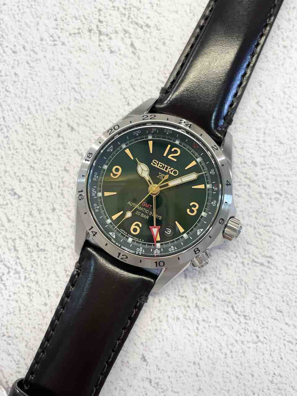 超希少】セイコー アルピニスト GMT SBEJ005 箱説保 自動巻 SEIKO