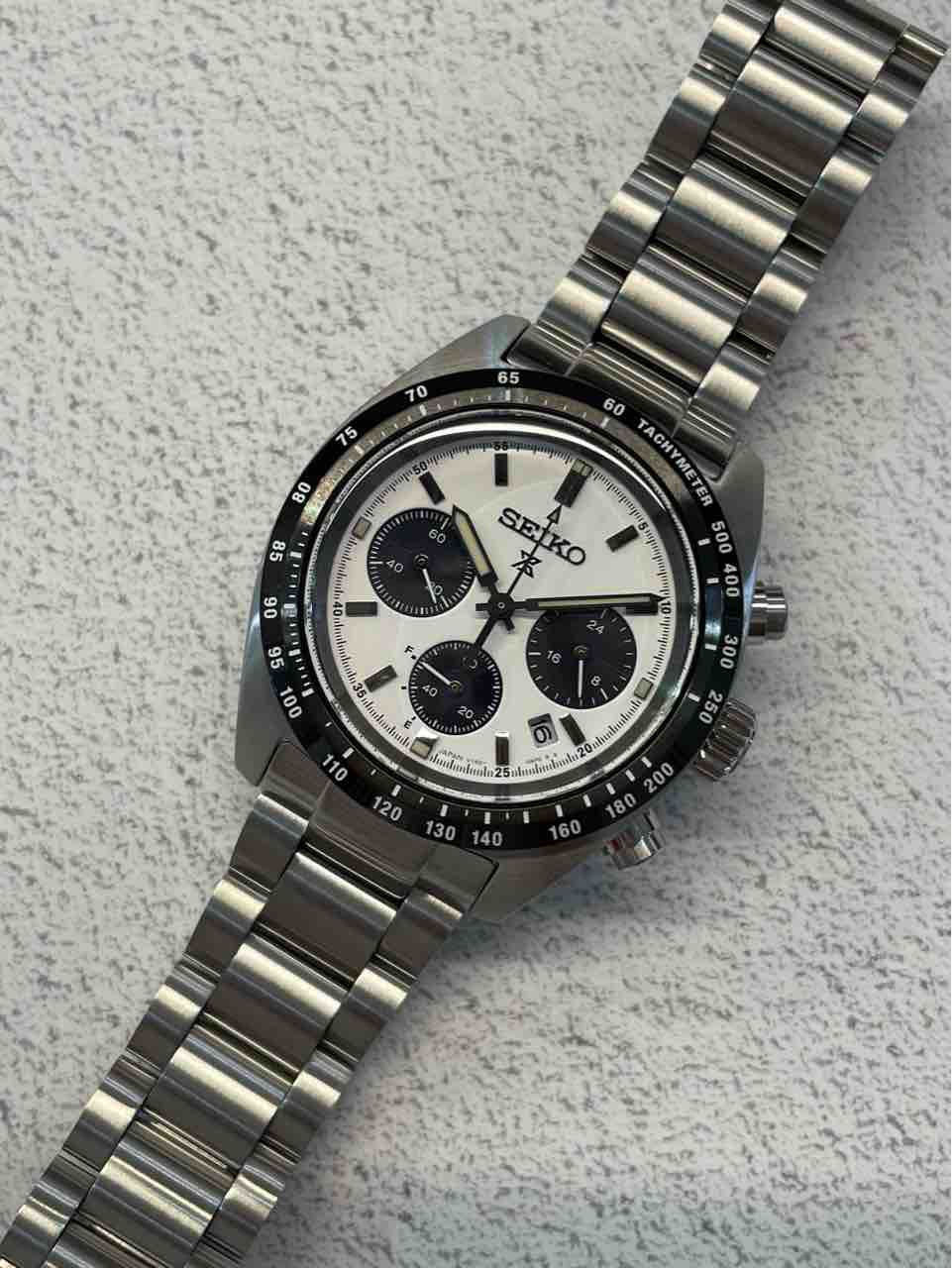 SEIKO】スピードタイマー パンダダイヤル！【SBDL085】 : タイムズギア