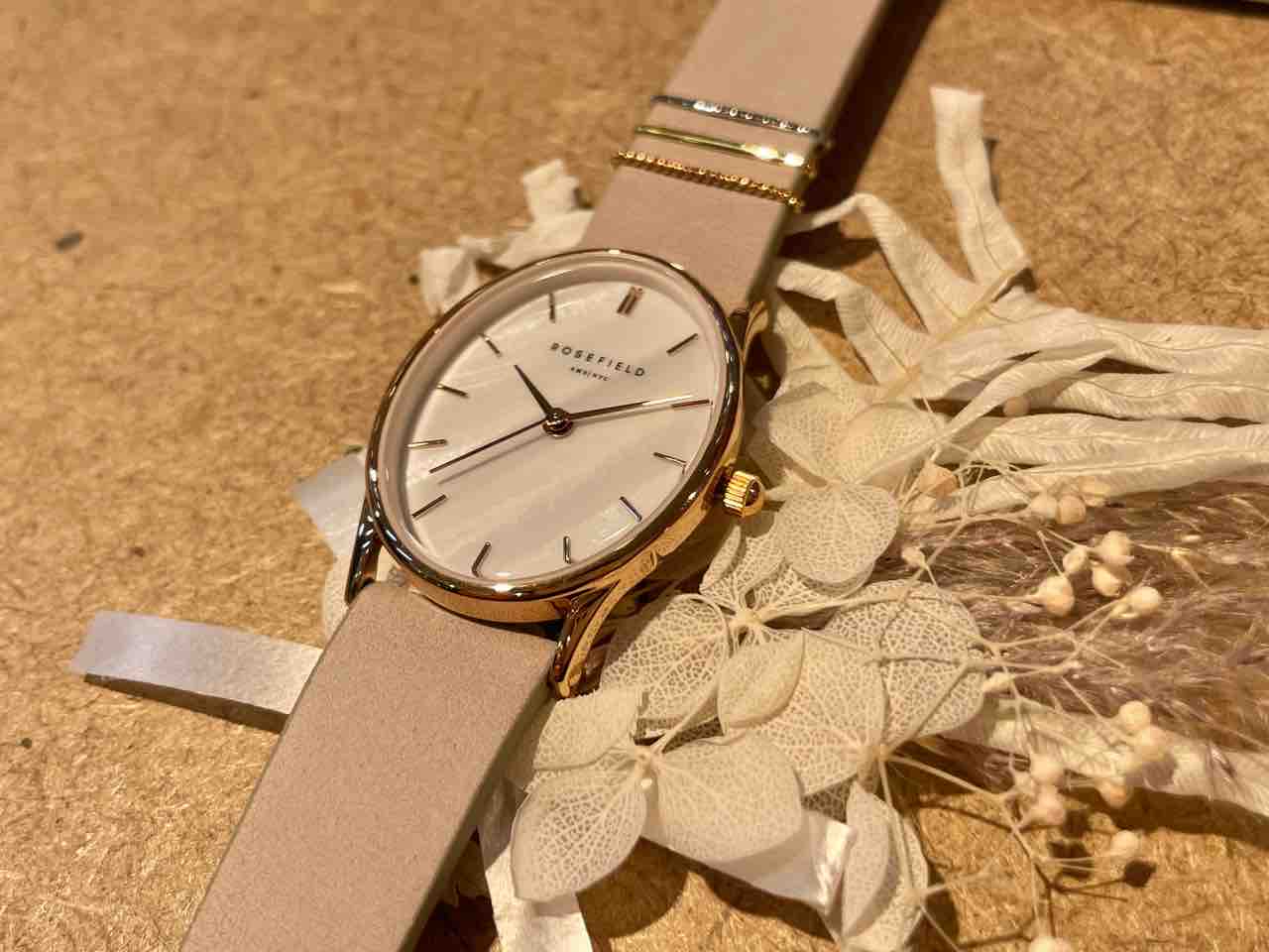 ローズフィールド 腕時計 Oval OWGSR-OV02 レディース ゴールド