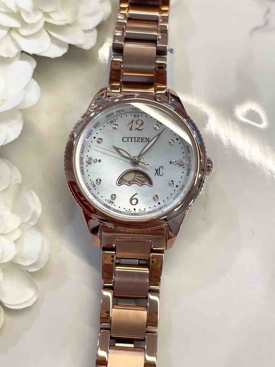 【250本限定】シチズン クロスシーEE1002-52W ピンクゴールド 250本限定】シチズン クロスシーEE1002-52W ピンクゴールド