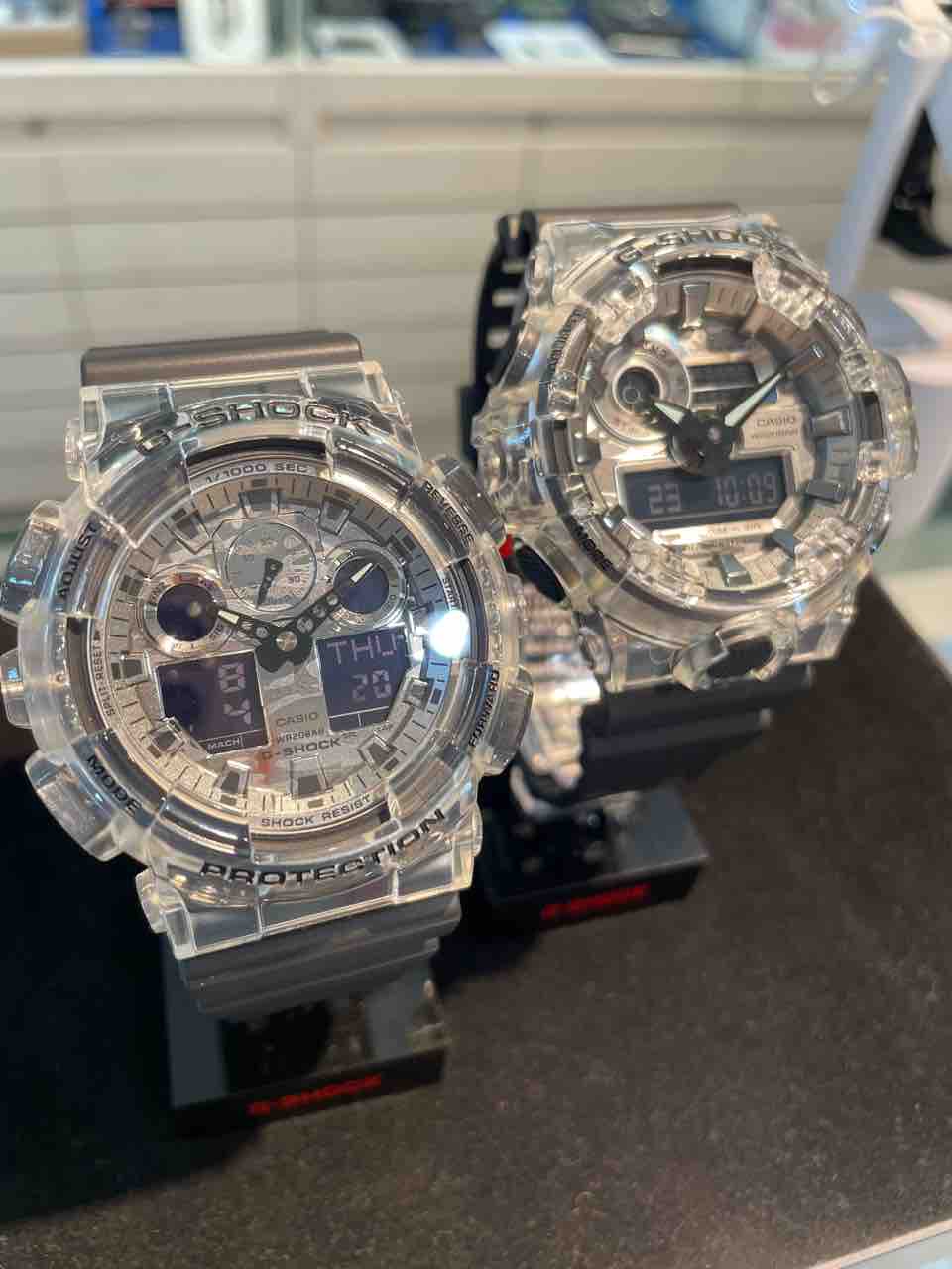 G-SHOCK】本日8/5発売の新作！スケルトンベゼル×カモフラージュ！【GA-100SKC-1AJF/GA-700SKC-1AJF】 :  タイムズギア あべのキューズモール店のスタッフブログ by 光陽 G-SHOCKカモフラージュ・スケルトンシリーズ GA-100SKC-1AJF