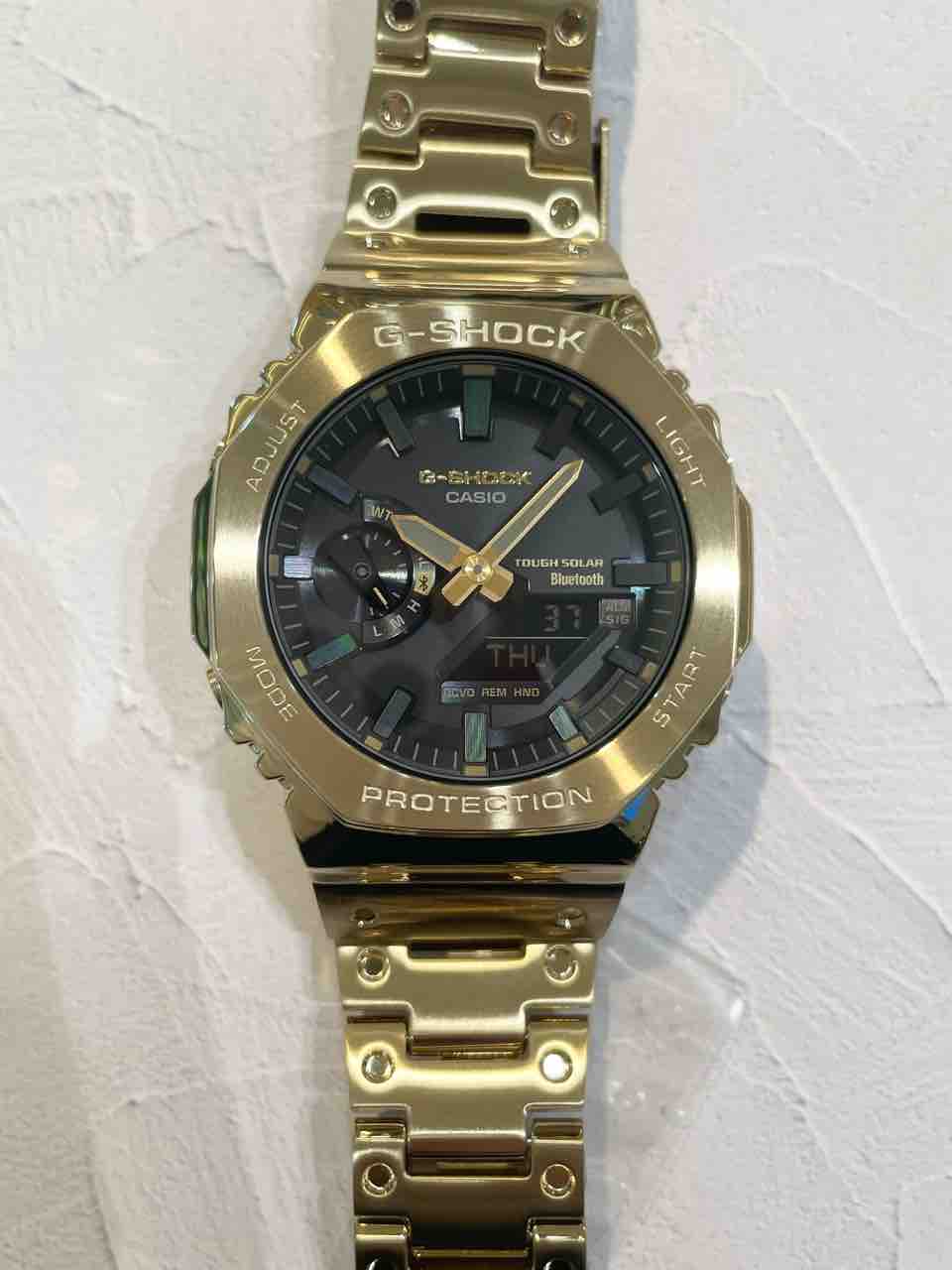 G-SHOCK】3/10発売の新作！ゴールドフルメタル【GM-B2100GD-9AJF