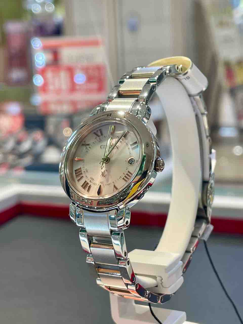 シチズン クロスシー ES9445-57W ヒカリコレクション 電波ソーラー