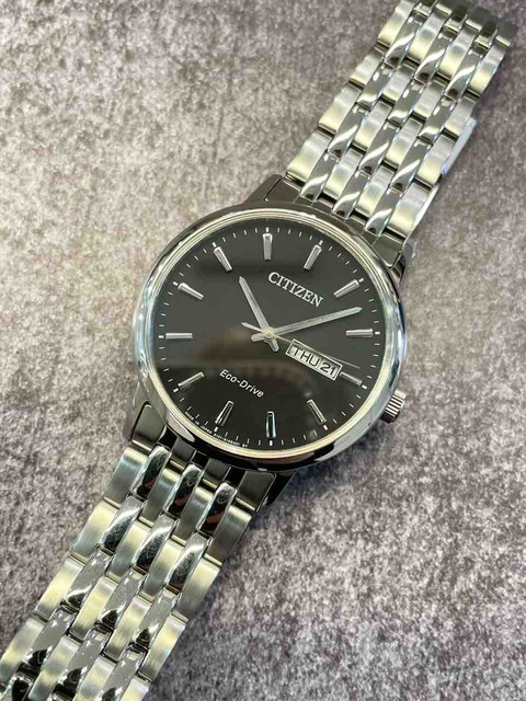 シチズン エコ・ドライブ デイデイト BM9010-59E ソーラー メンズ CITIZEN】デイデイト付きシンプルウォッチ【BM9010-59E】 : タイムズ