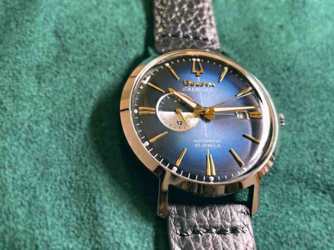 BULOVA AEROJET 自動巻き メンズ 96B374 BULOVA AEROJET 自動巻き 