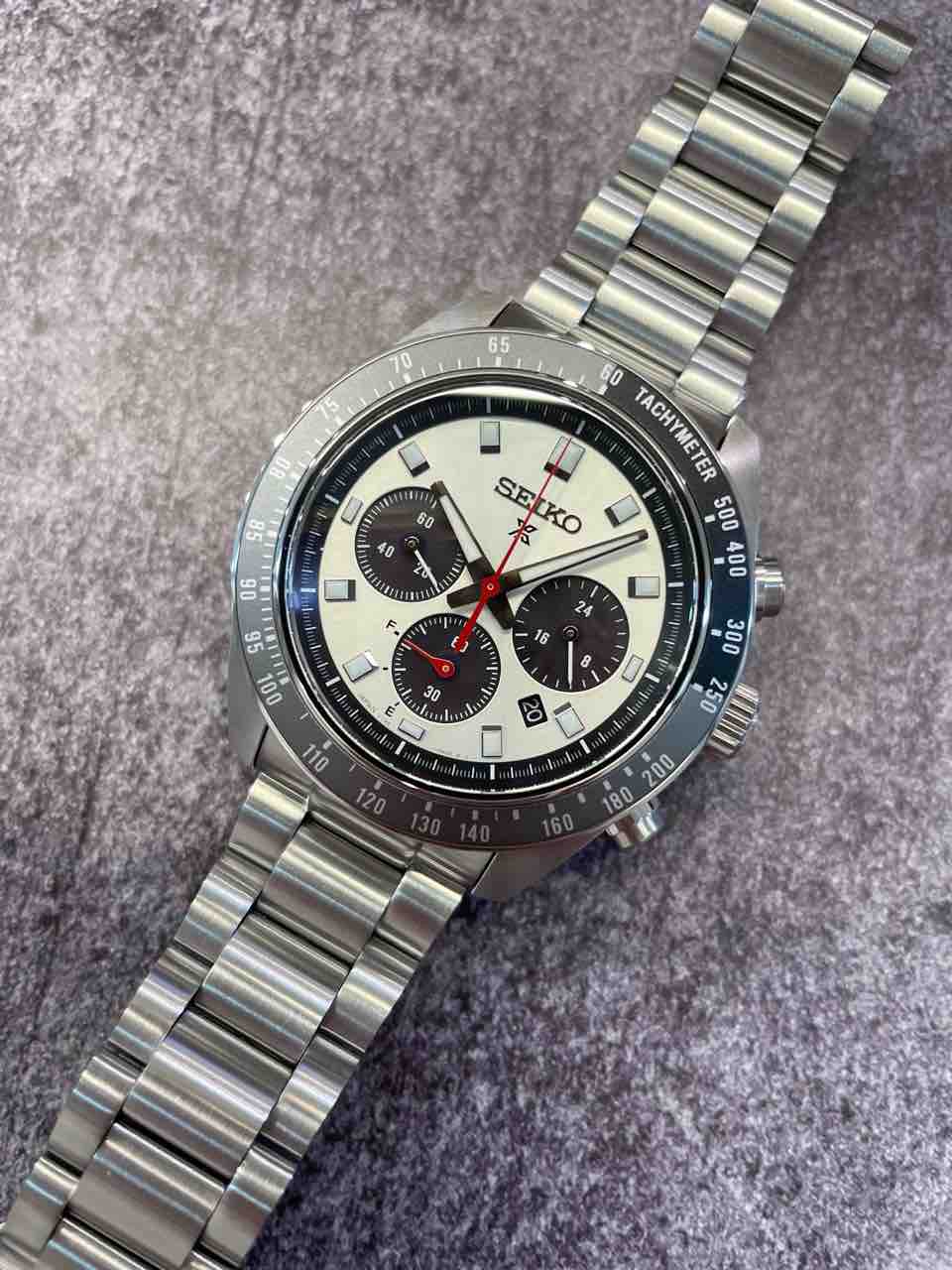 SEIKO PROSPEX クロノグラフ腕時計 SEIKO】スピードタイマー創成期の彩りを映したソーラクロノ