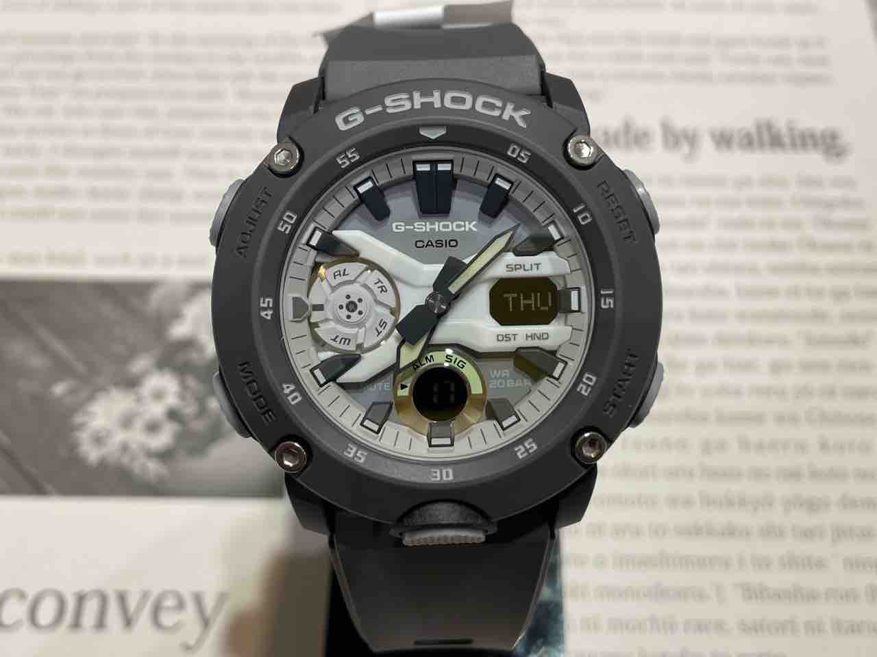 G-SHOCK】2/16発売の新作！グレーが渋い！【GA-2000HD-8AJF 