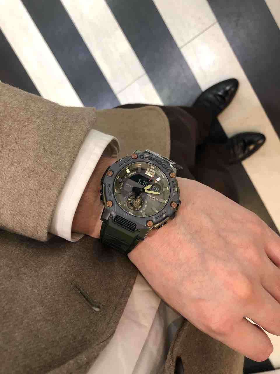 最新アイテム 未使用 g-steel GST-B300XA-1AJF カーボン ブルー