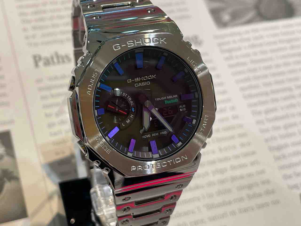 G-SHOCK】レインボーカラーが魅力【GM-B2100PC-1AJF G-SHOCK】レインボーカラーが魅力【GM-B2100PC-1AJF