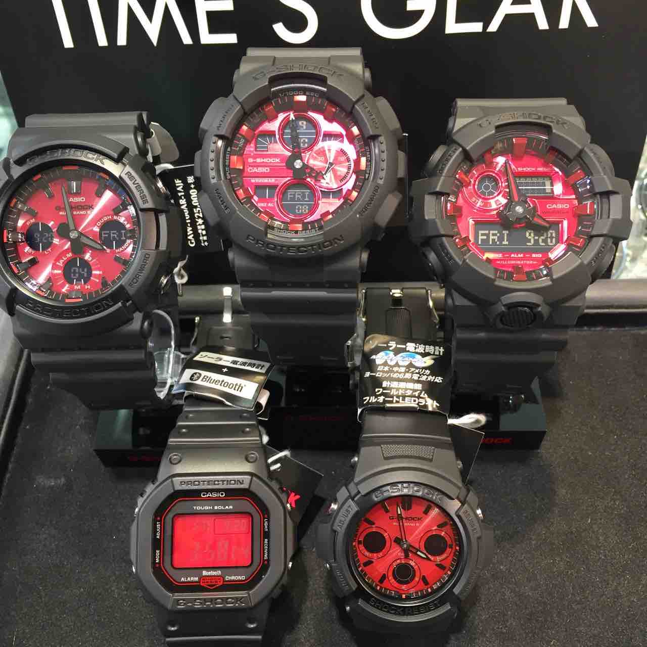G-SHOCK AMG-M100SAR  レッド　腕時計 楽天市場】G-SHOCK デジタル×アナログ ジーショック 電波