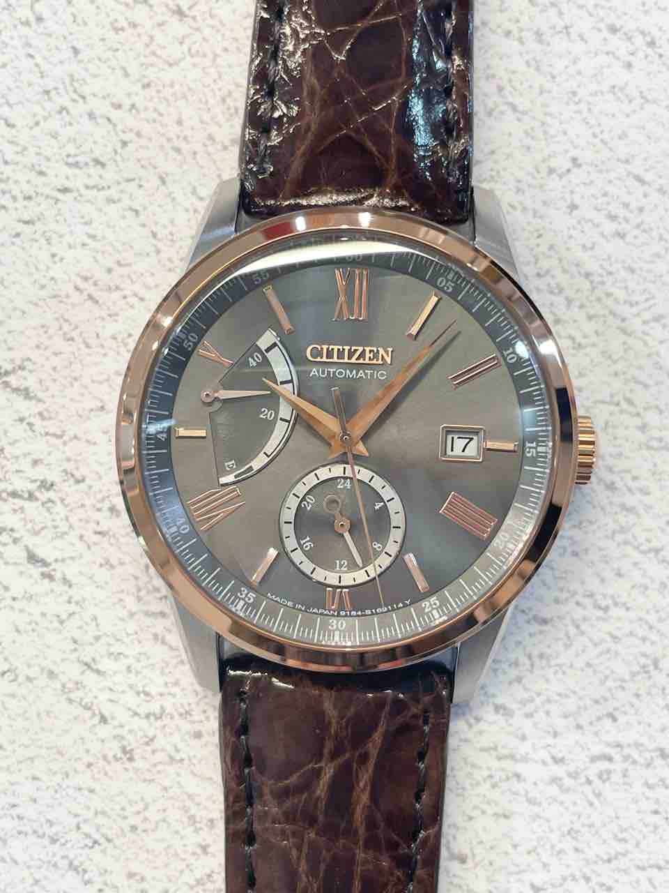CITIZEN】高機能でクラシカルなメカニカルウォッチ【NB3004-04K 