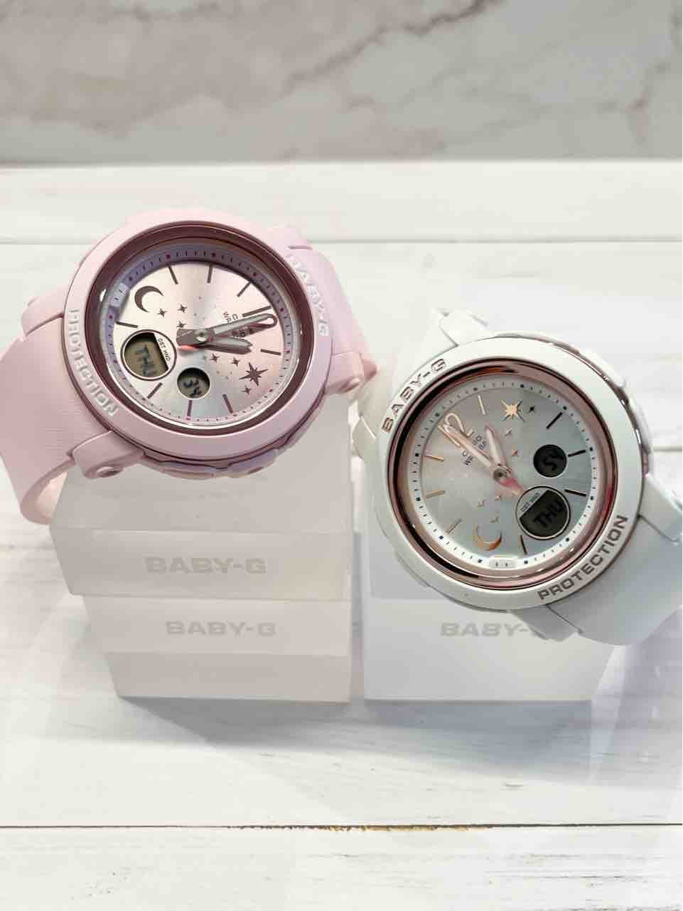 BABY-G】夜空に輝く星と月をイメージした新作モデル入荷！【BGA-290DS