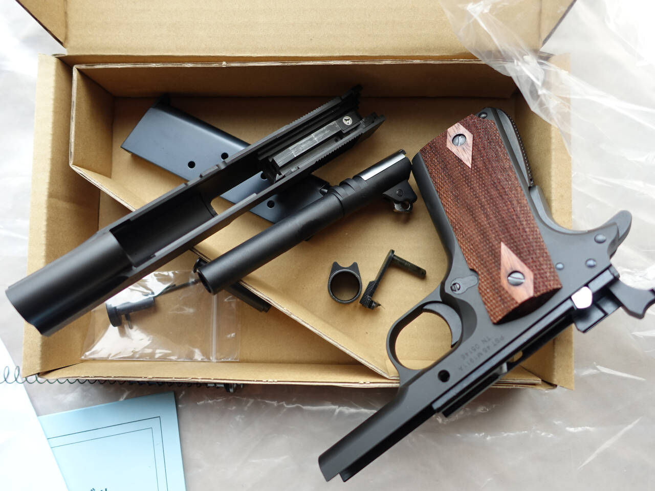発火式モデルガン】 タニオコバ GM 7.5/ インベル M1911刻印 発火式モデルガン】 タニオコバ GM 7.5/ インベル M1911刻印