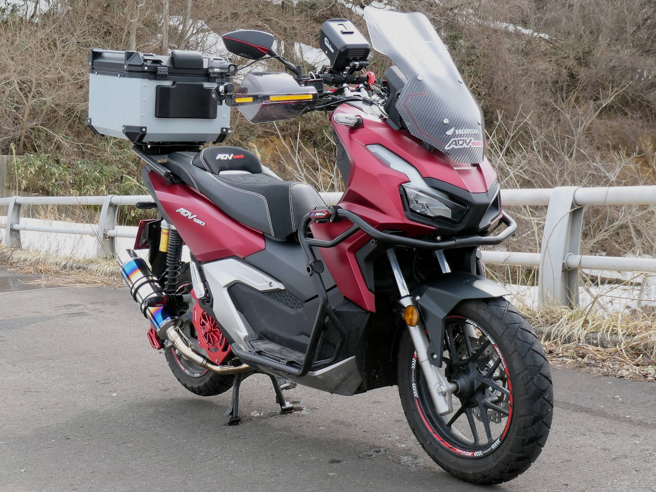 adv160 リアフェンダー ADV160 KF54 リアまわりのカバー脱着3