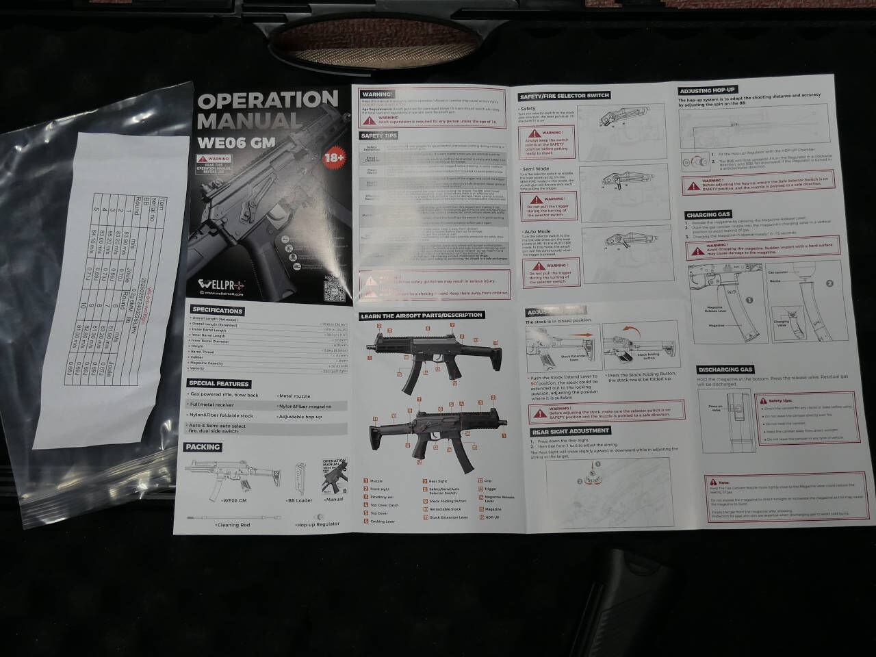 PPK-20 ガスブローバック WELL PRO PPK-20 BK/GREY/TAN ハードガンケース付 プリ