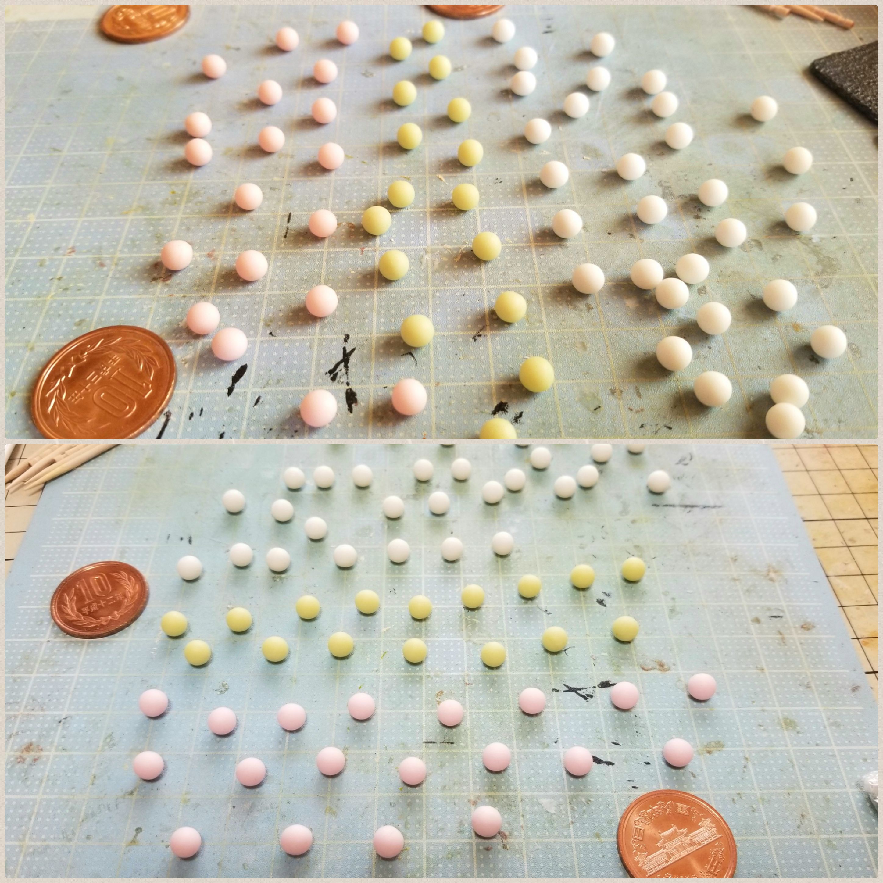 ミニチュアフード和菓子お団子の作り方樹脂粘土ブログおすすめ人気