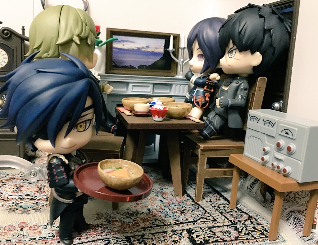 刀剣乱舞,ねんどろいど,同田貫正国,燭台切光忠,仲良く団欒ドール