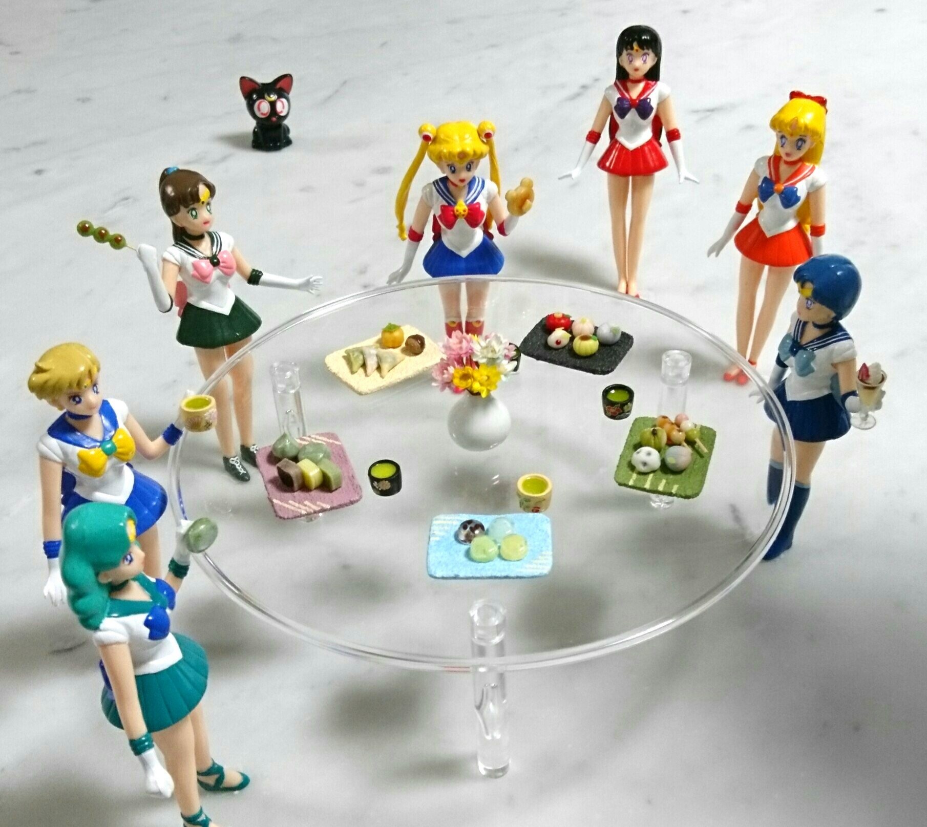 セーラームーン,人形,ドール,ミニチュアフード,猫,キャラクター
