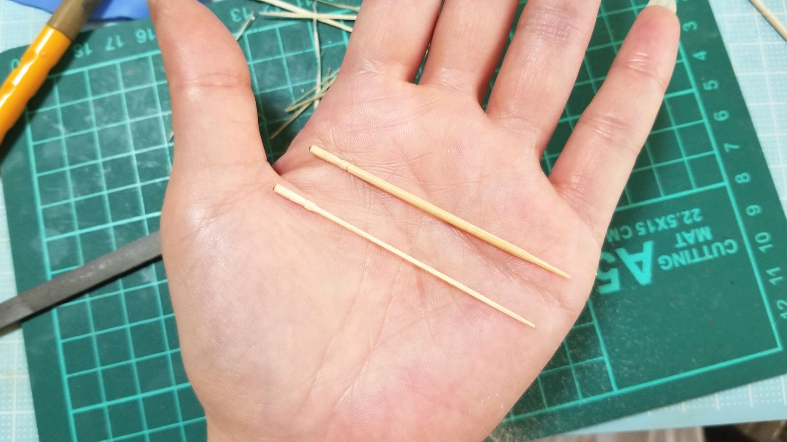 竹串,お団子,作り方,ミニチュアフード,木製,手作り,ハンドメイド
