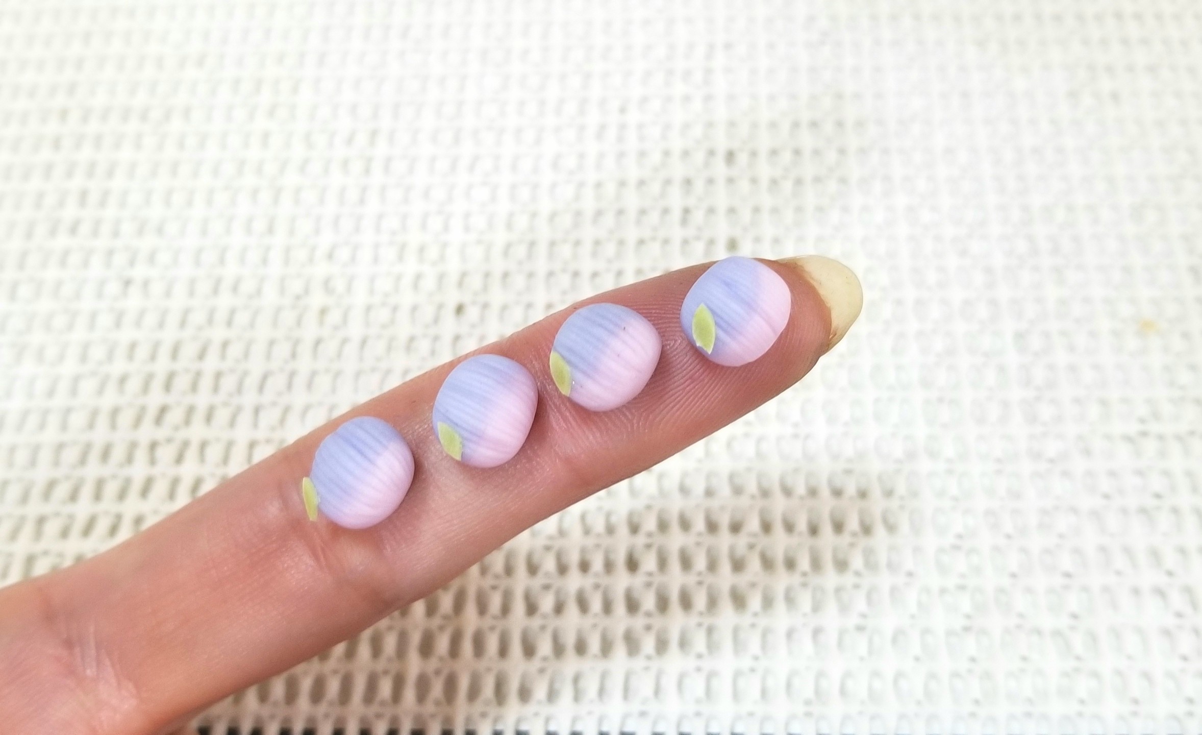 ミニチュアフード,和菓子,藤,練りきり,樹脂粘土,オビツろいど,食品