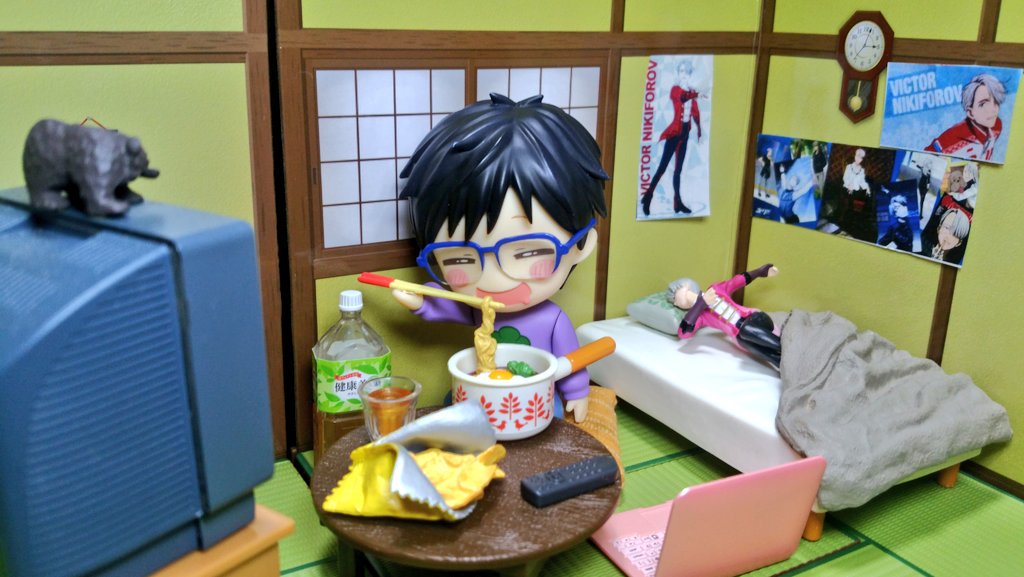 ズボラちゃん,ぷちリーメント,汚ない部屋でラーメン,ねんどろいど