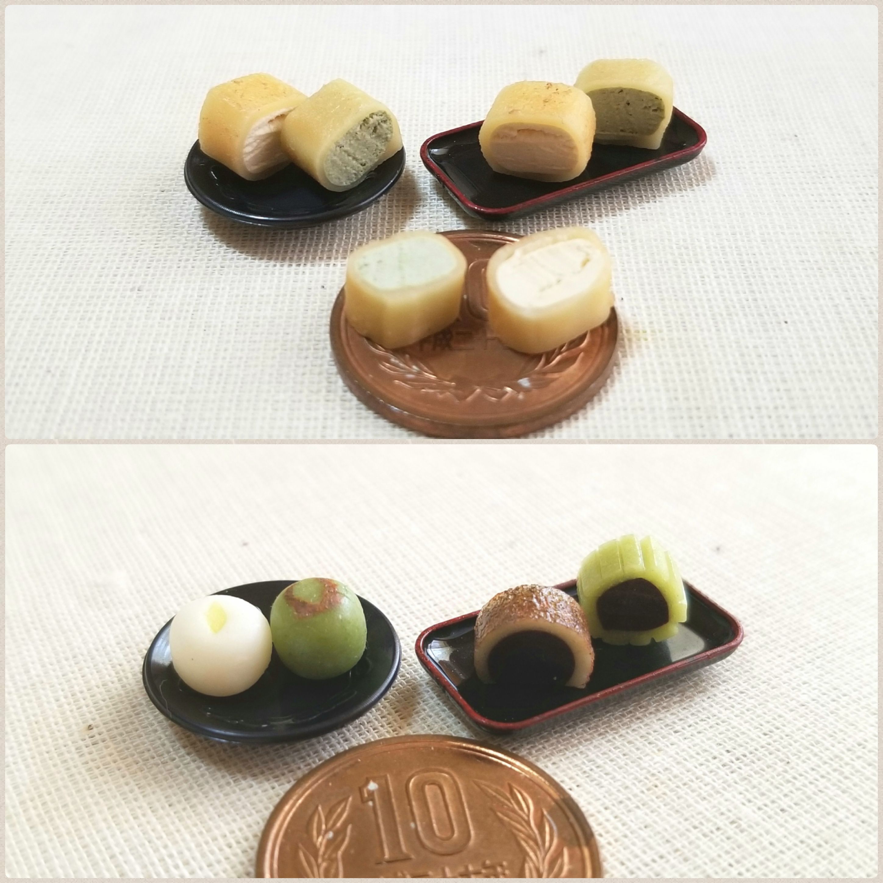 癒される生菓子,ブロガーのミニチュアフード,綺麗な和菓子,可愛い