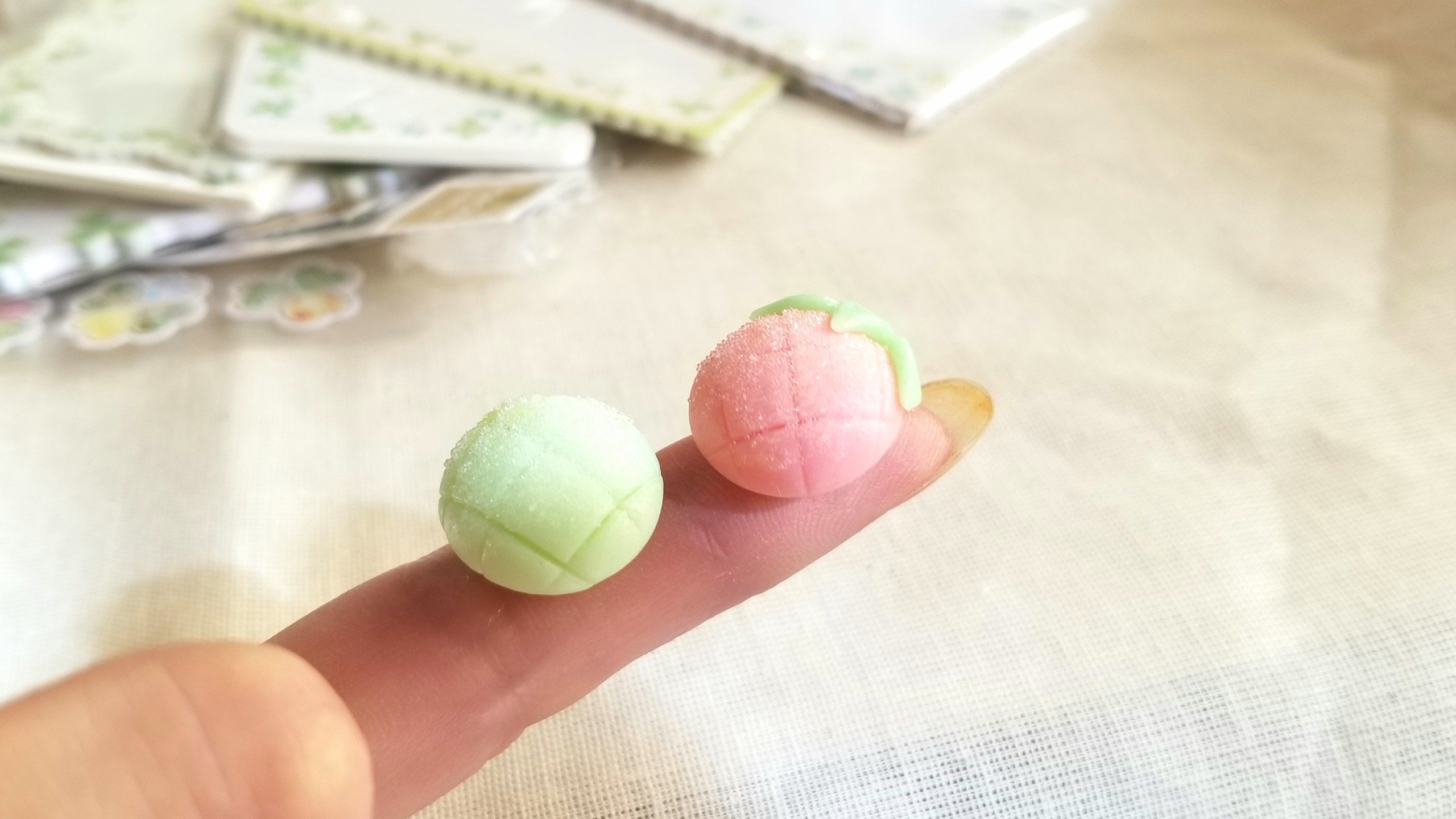 ミニチュアフード,メロンパン,varieの実のあ,可愛い,アクセサリー