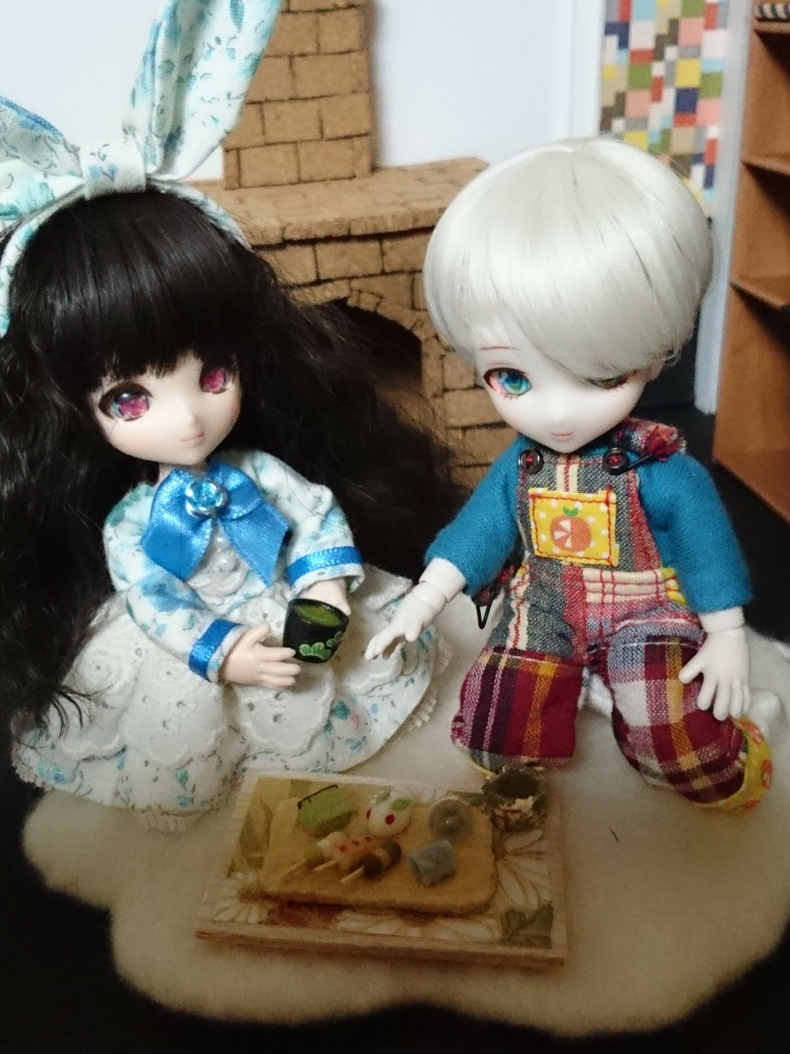 ミニスウィーツドール,あまむす,ミニチュアフード,和菓子,人形遊び