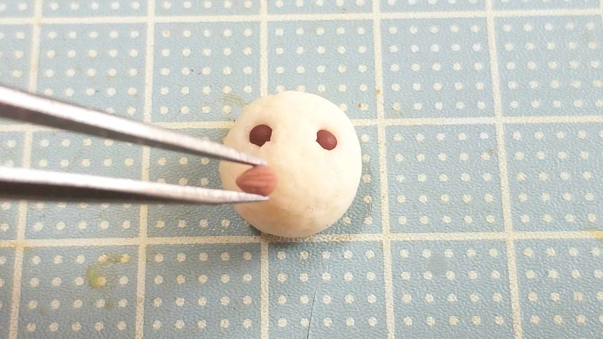 ひよこパンの作り方,ミニチュアフード,樹脂粘土,ドールハウス
