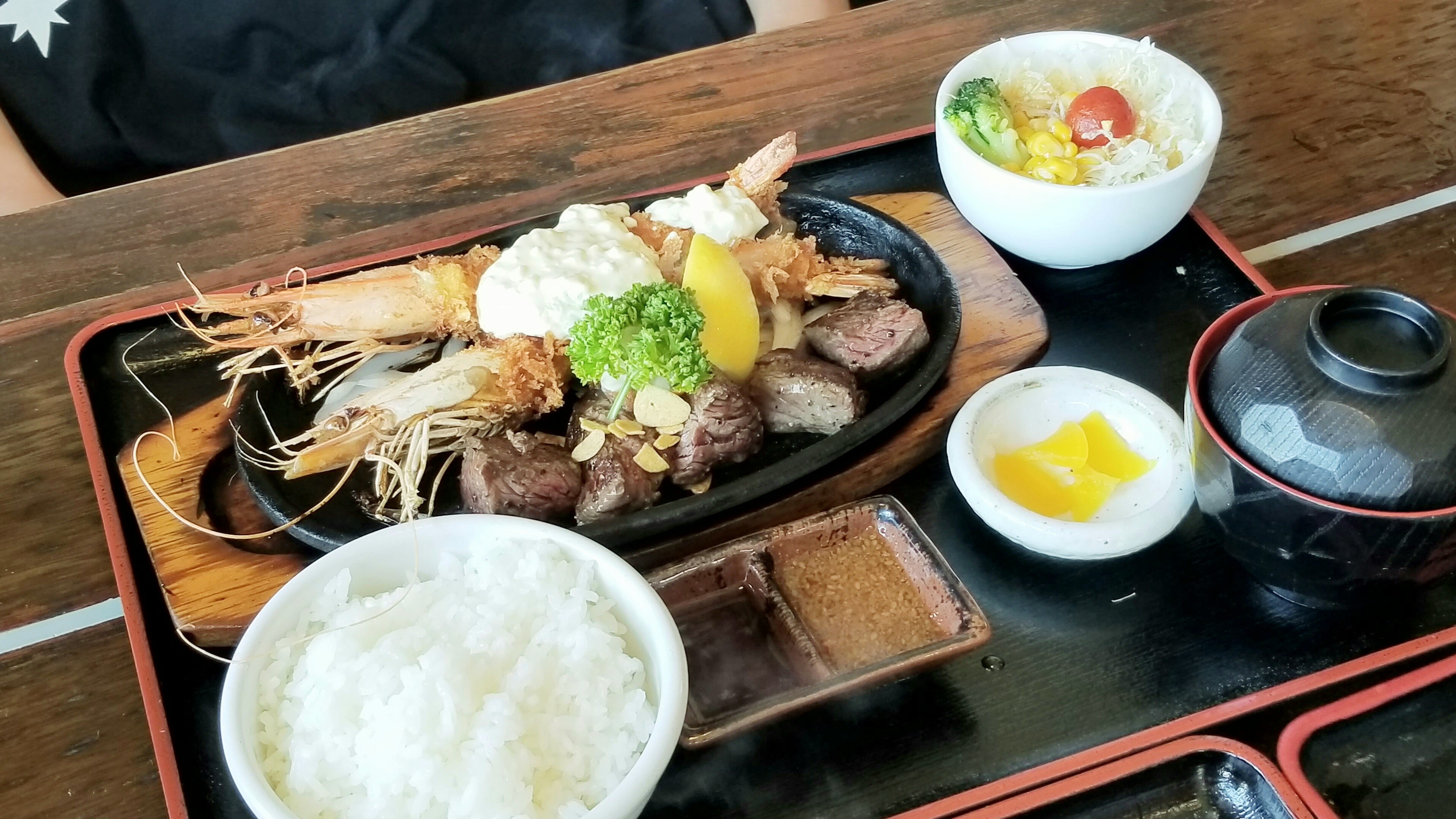 松山市駅前Jふらんくジャンボエビフライステーキおいしいおすすめ