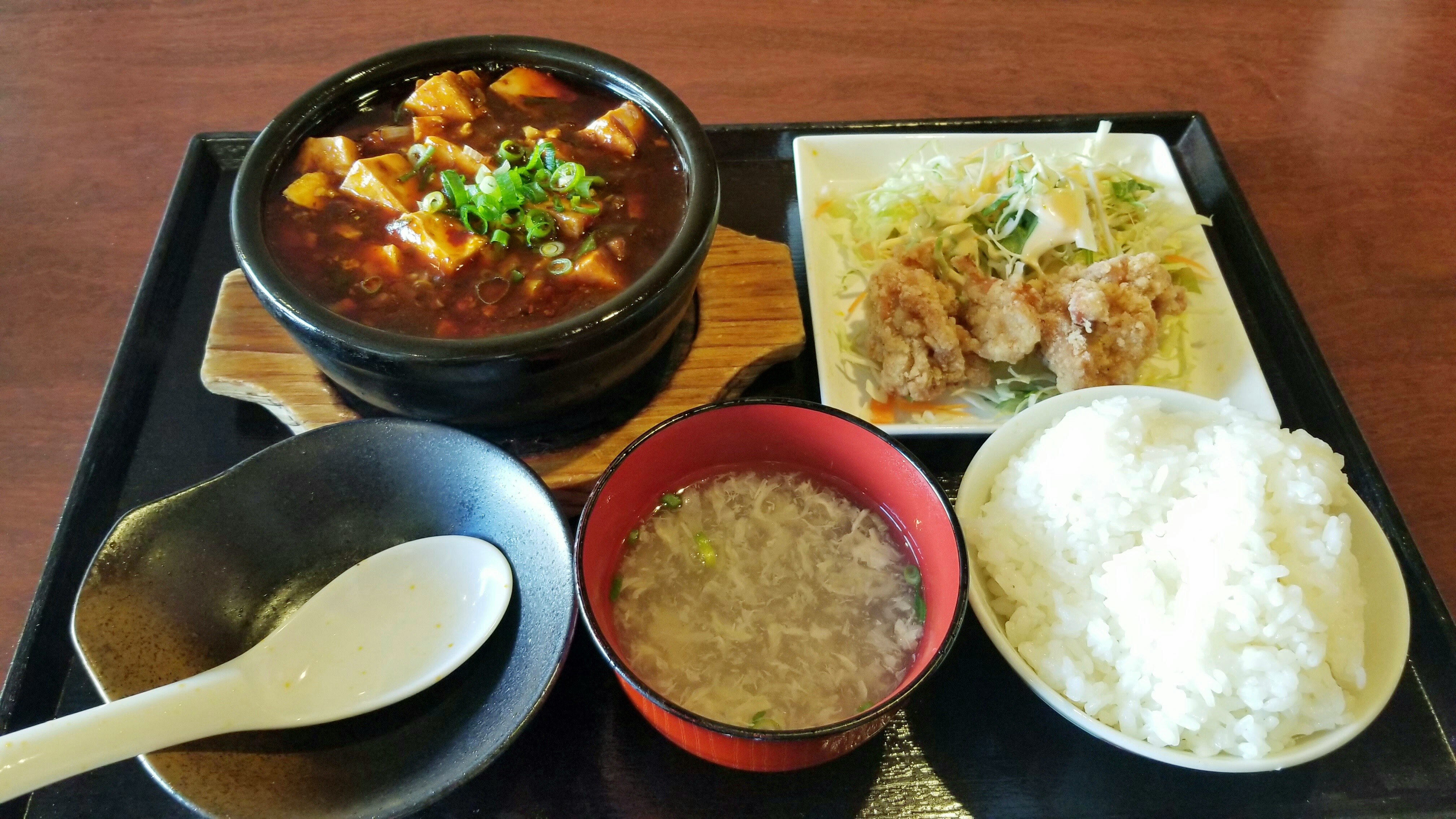 愛媛県松山市美味しい中華料理店屋真心シンシンおすすめ日替わり定食