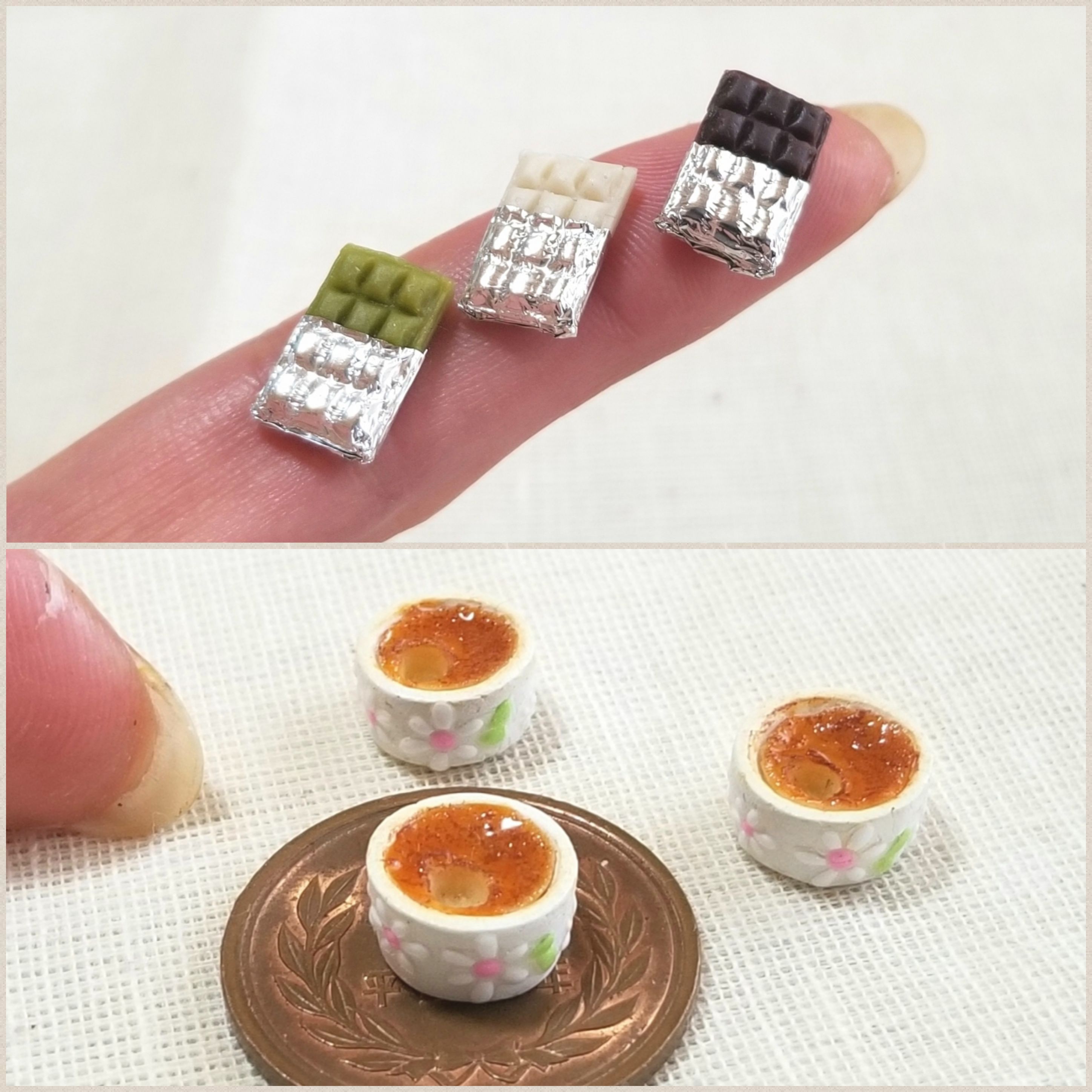 板チョコレート,美味しそうなクレームブリュレ,ミンネで販売中