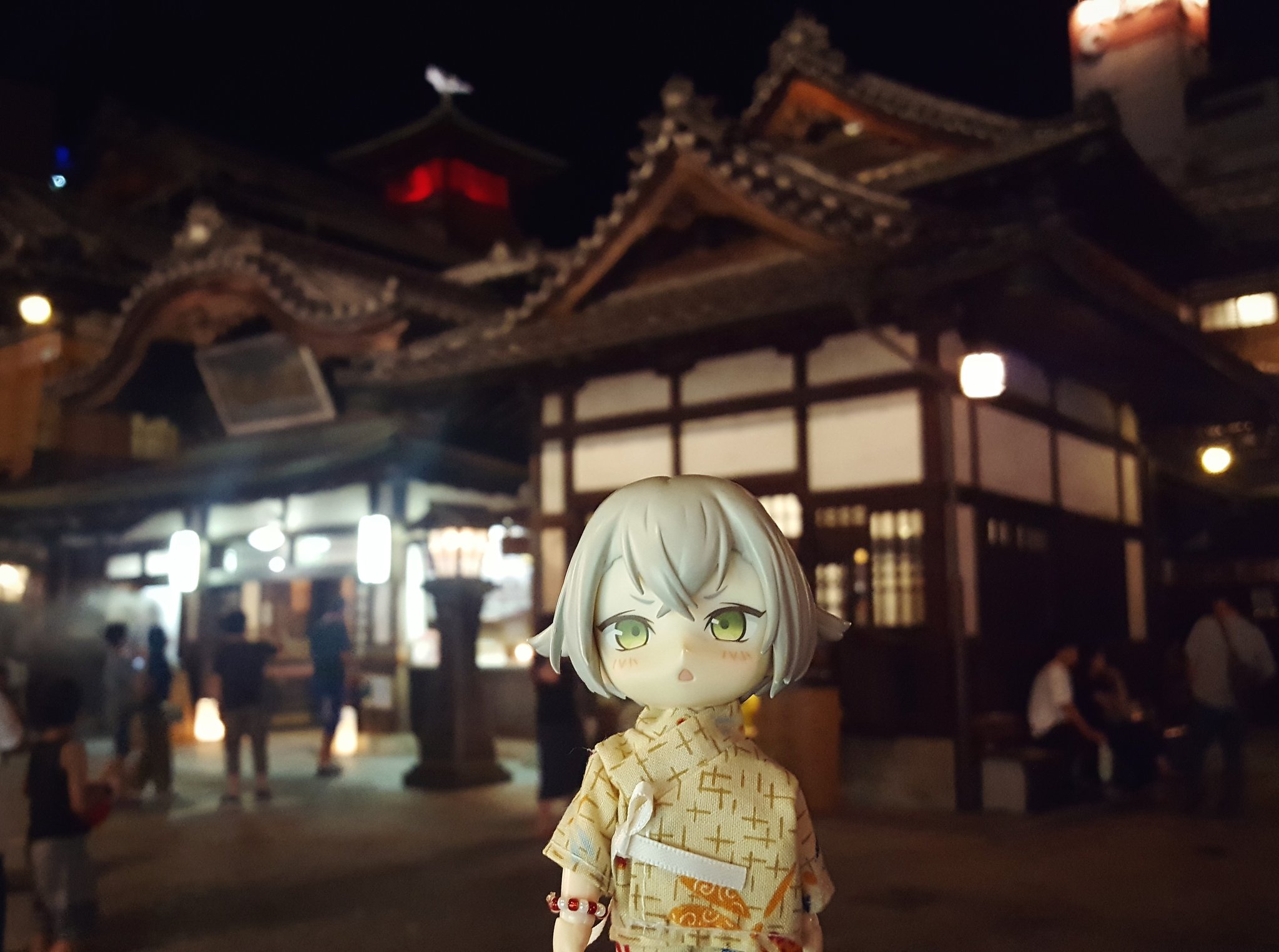 刀剣乱舞本丸蛍丸,オビツろいど刀剣男士,愛媛県道後温泉旅行,楽しい