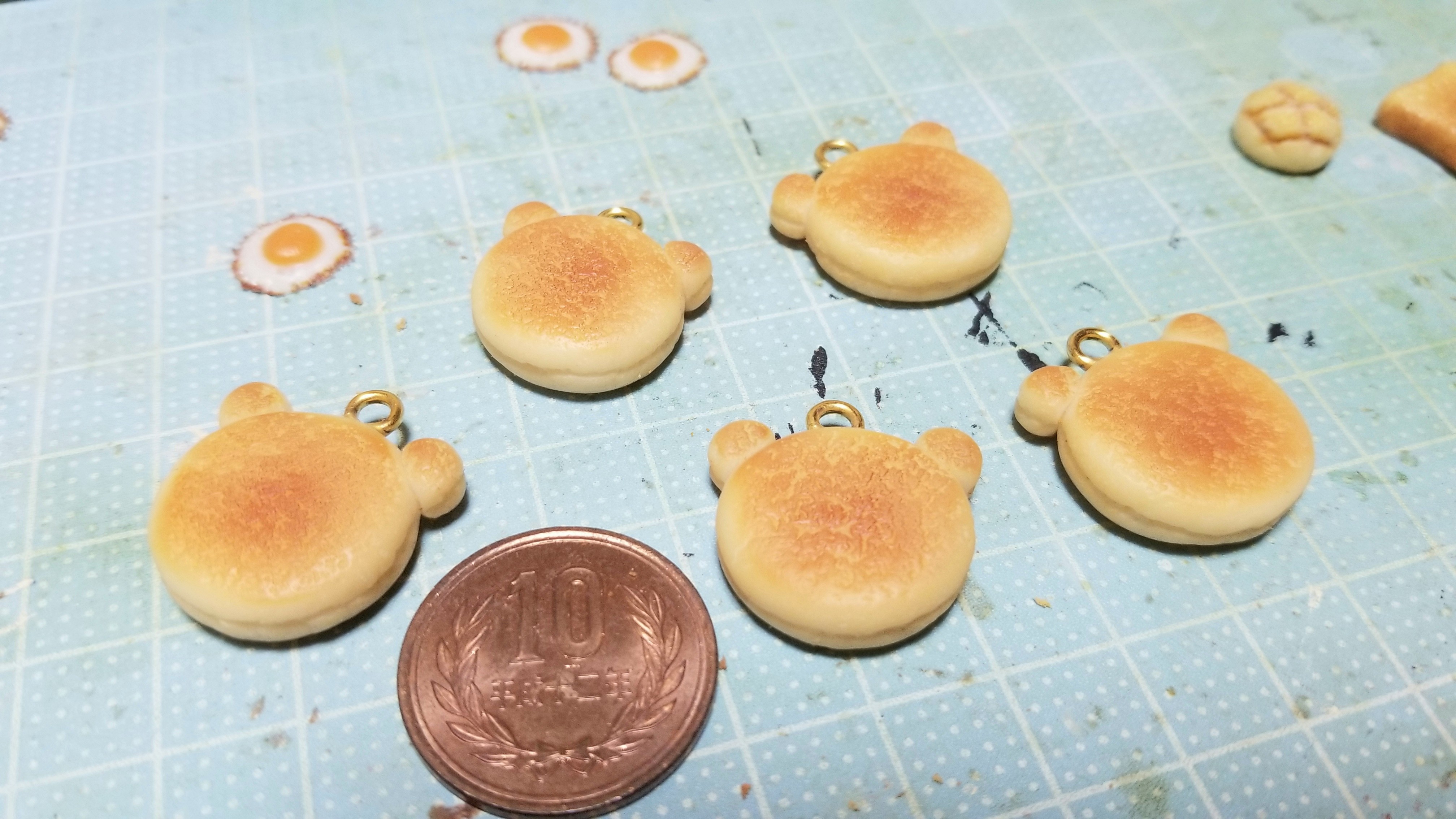ミニチュアフードパンホットケーキくま可愛い作り方ハンドメイド小物