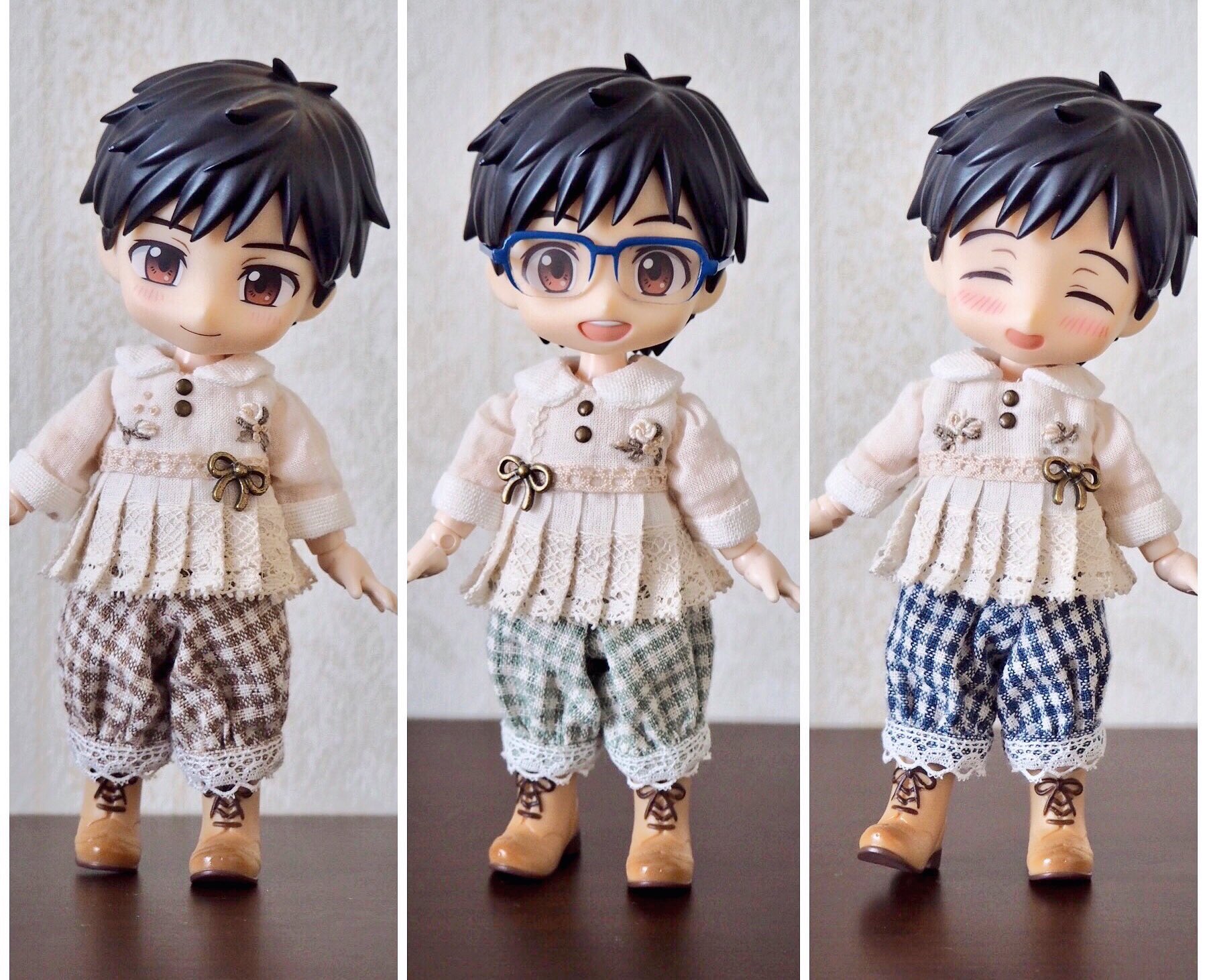 ゆえん,ドール服,お洒落,かわいい,オビツろいど用,ハンドメイド