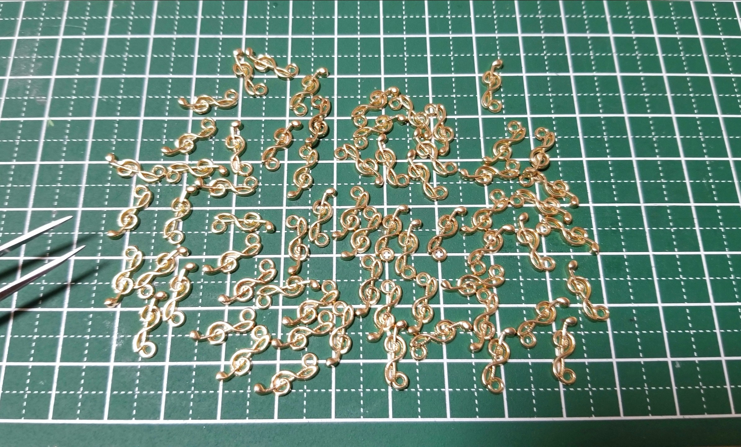 材料,道具,アクセサリーチャーム,,ミニチュア,戦利品,ト音記号