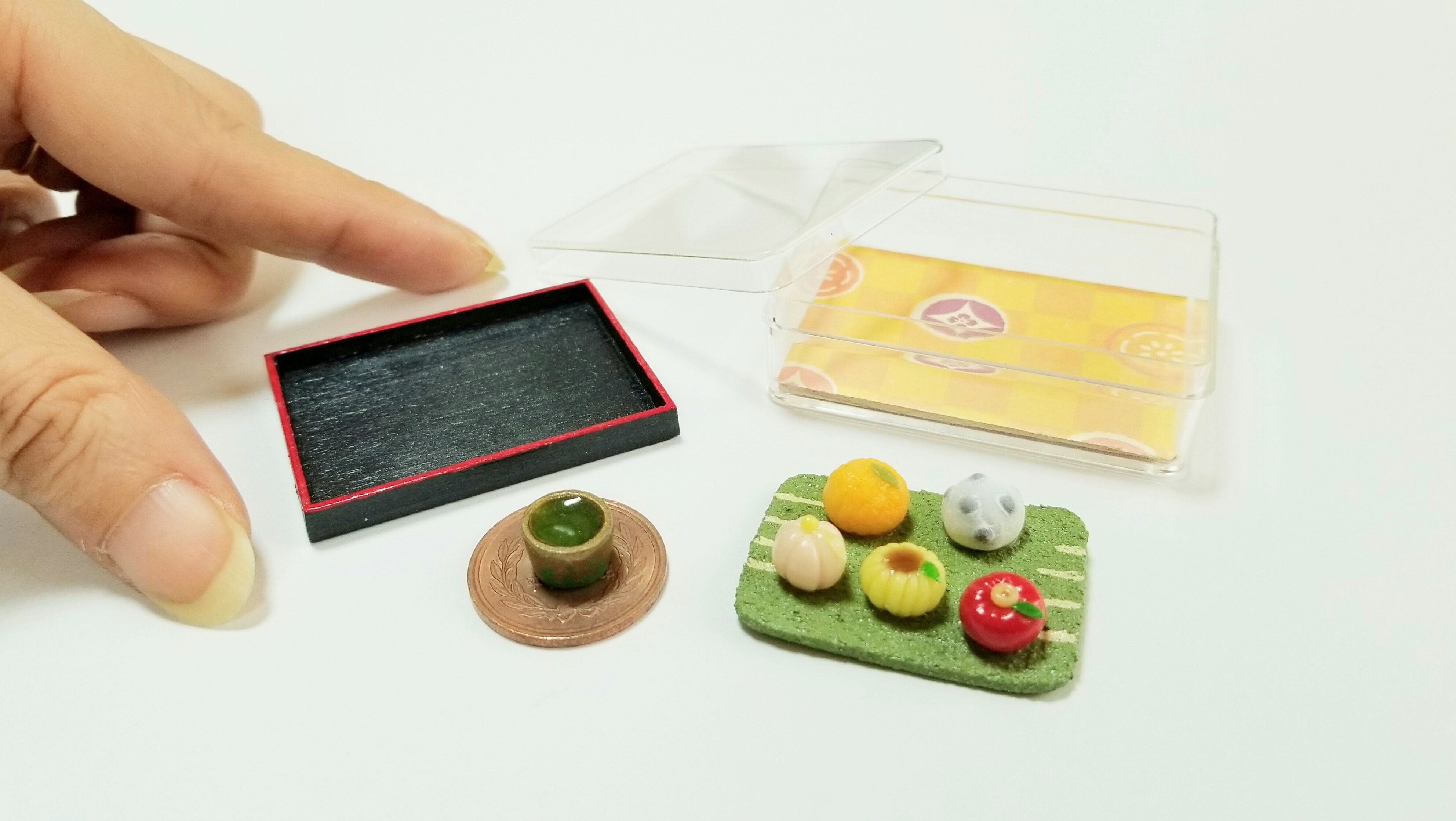 miniaturefoodspolymerclayartdollhousekawaiijapanesesweetwagashi