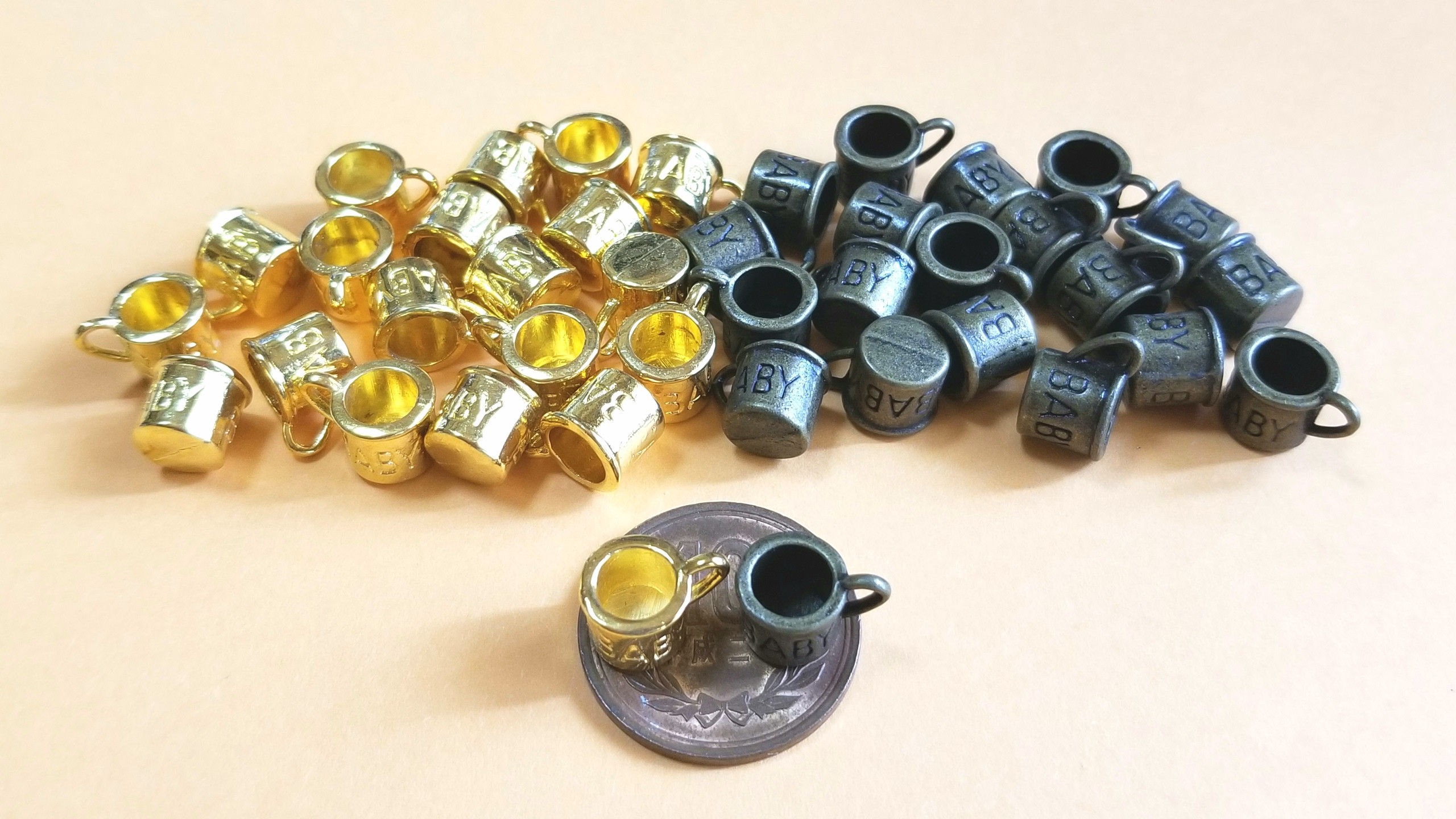 マグカップ,金古美,ゴールド,小さいサイズ,道具材料,購入品,可愛い