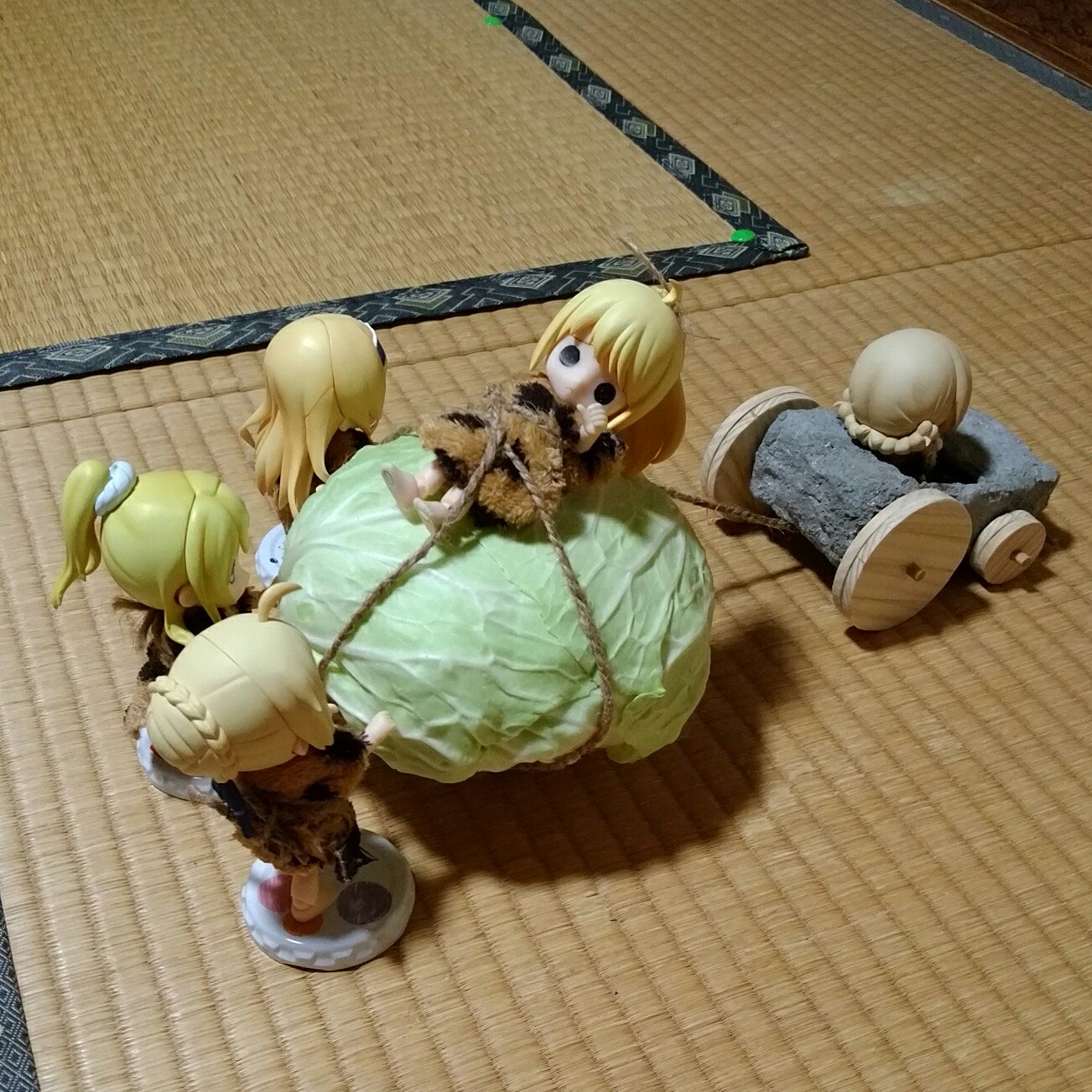 おもしろい,愉快な仲間,楽しい原始人,キューポッシュ,ドールあそび