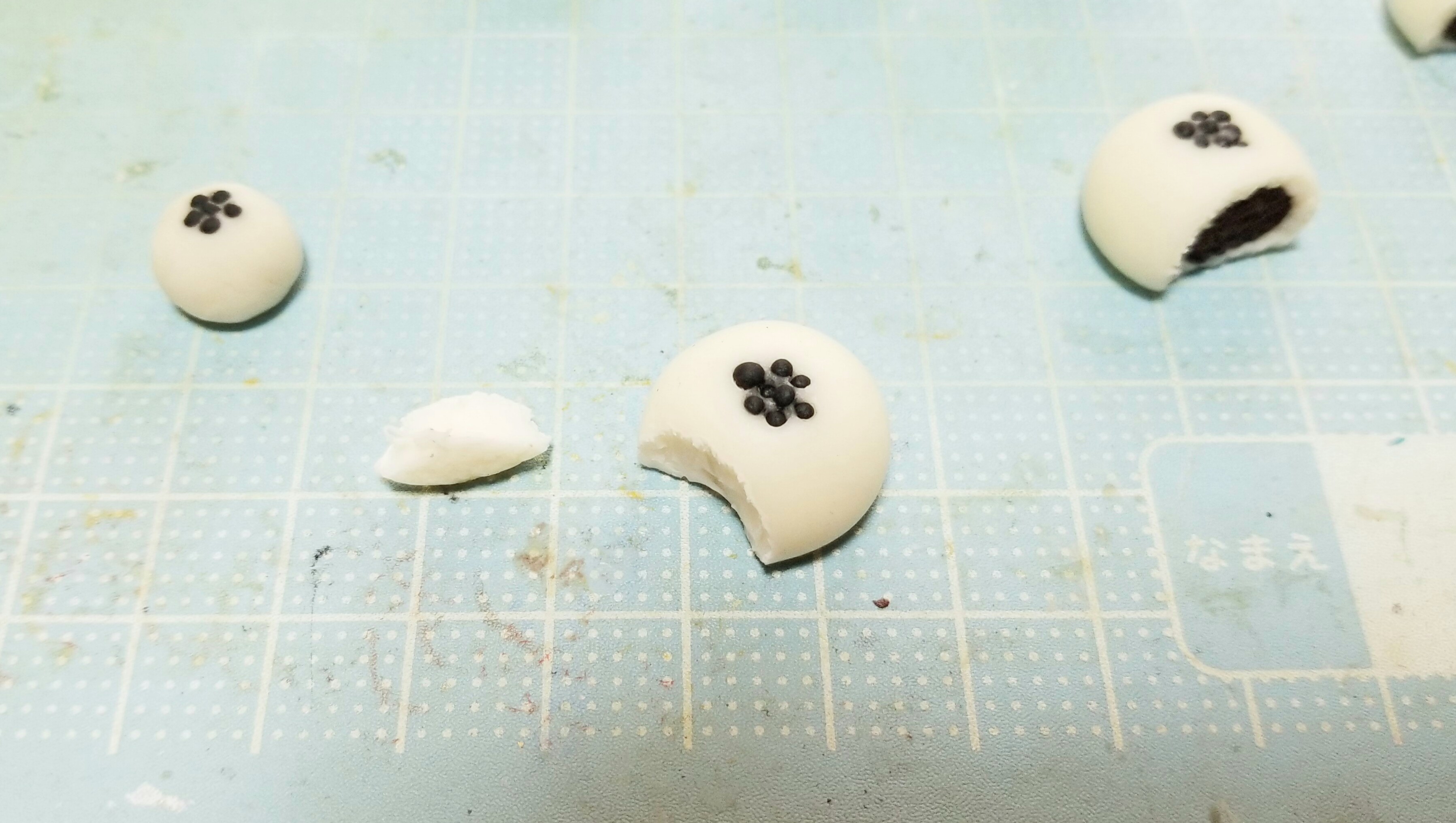 ミニチュアフードあんぱんパンの作り方かわいいハンドメイド小物粘土