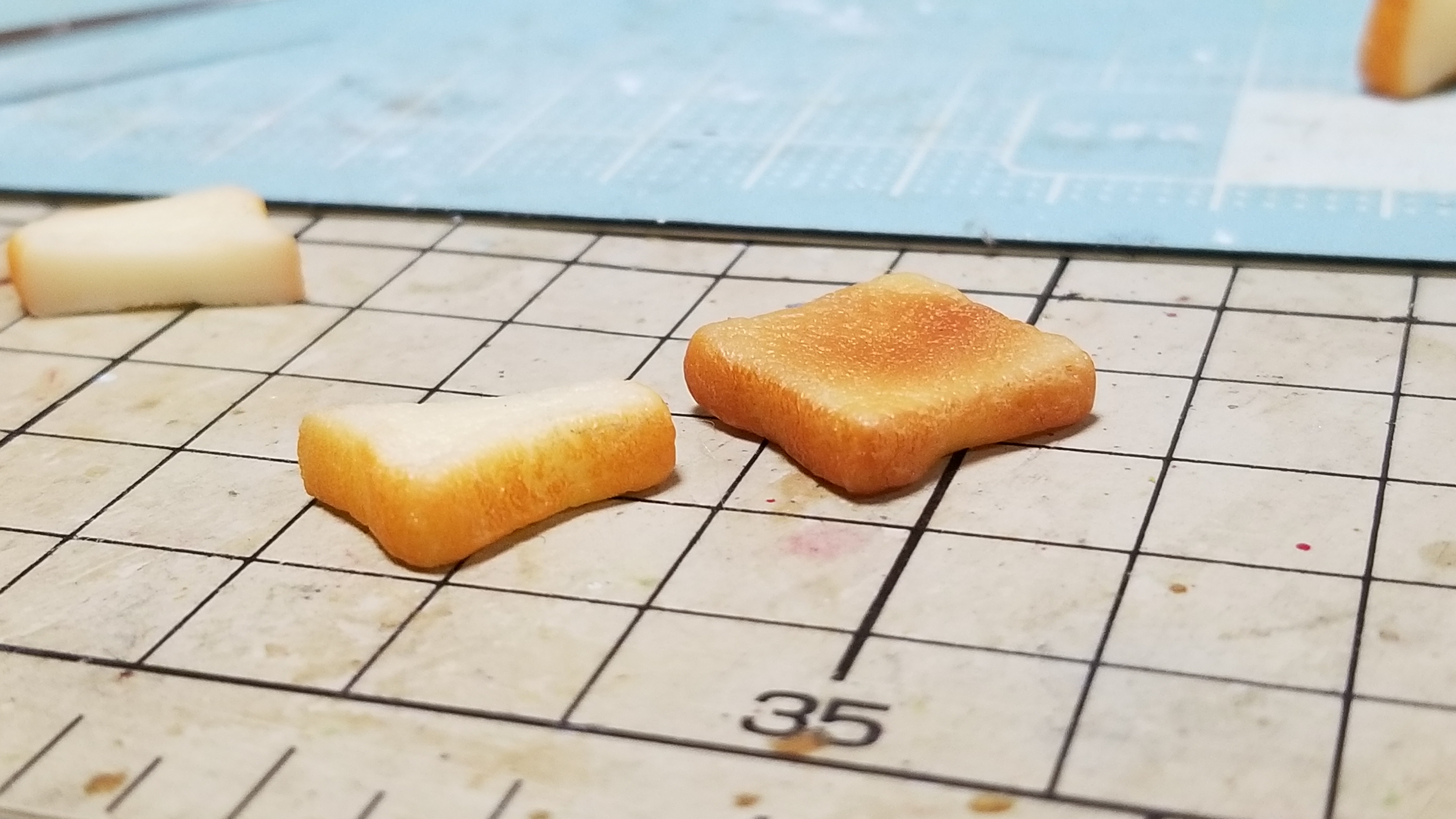 ミニチュアの作り方食パン屋トーストこんがり美味しい小さな世界