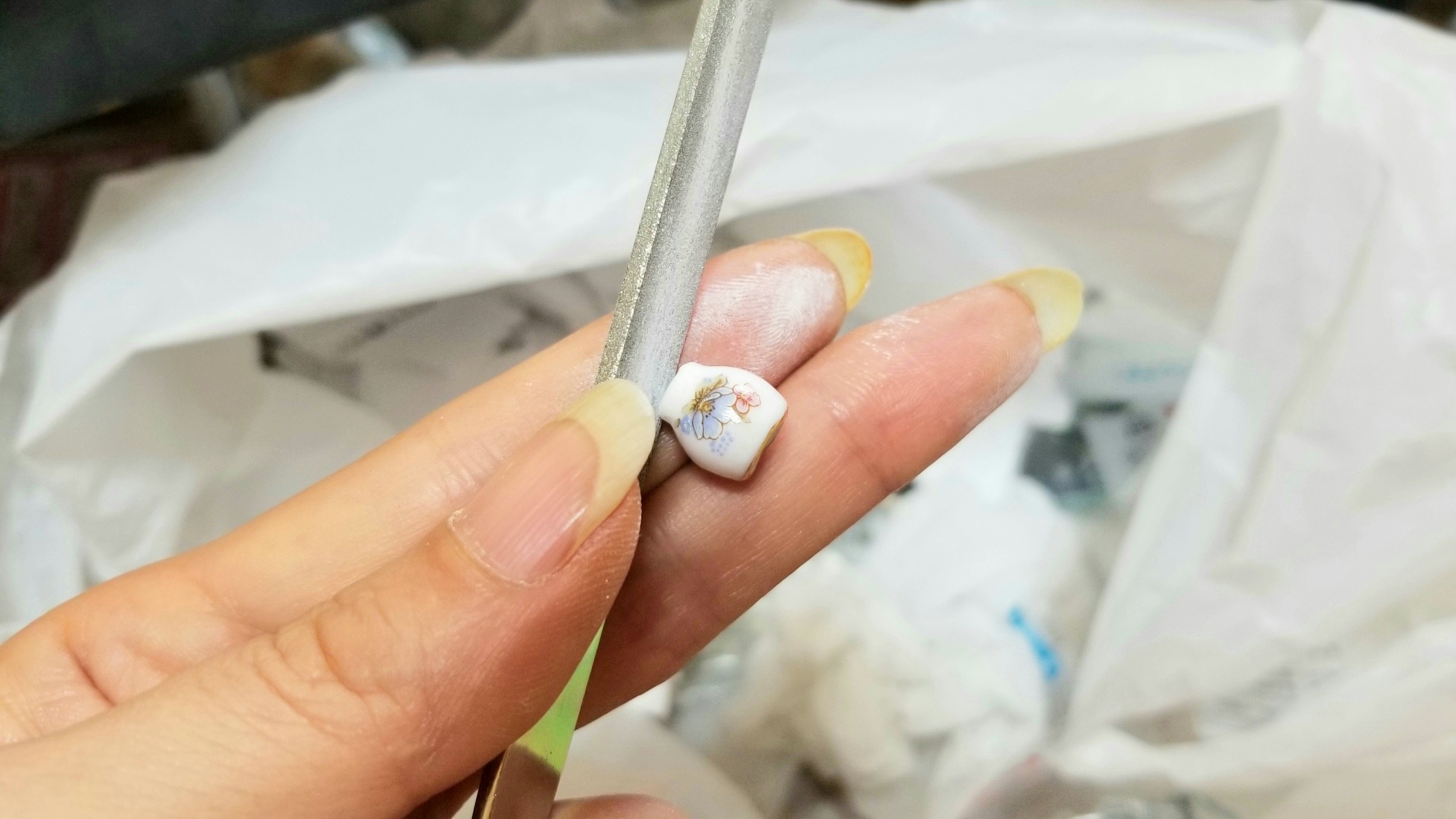 ミニチュアフードの作り方陶器のティーカップセット飲み物おしゃれな